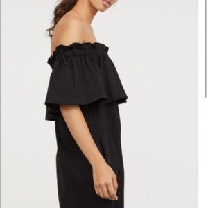 Black Off The Shoulder Dress